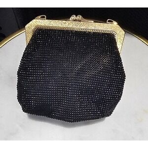 Vintage‎ Black And Gold Mesh Bag